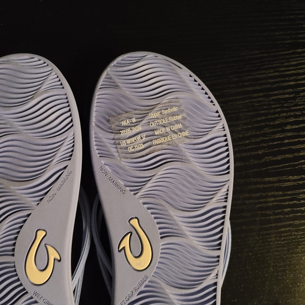 NWT OluKai AKA Sandals Cloud Blue Size 7 - Picture 7 of 9